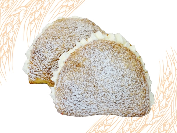 Kersenflap + slagroom