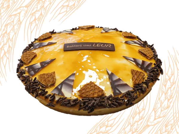 Halve Stroopwafelvlaai